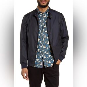 Ted Baker London Horwood Bomber Jacket Navy Zip Lightweight Men’s Size 3 M